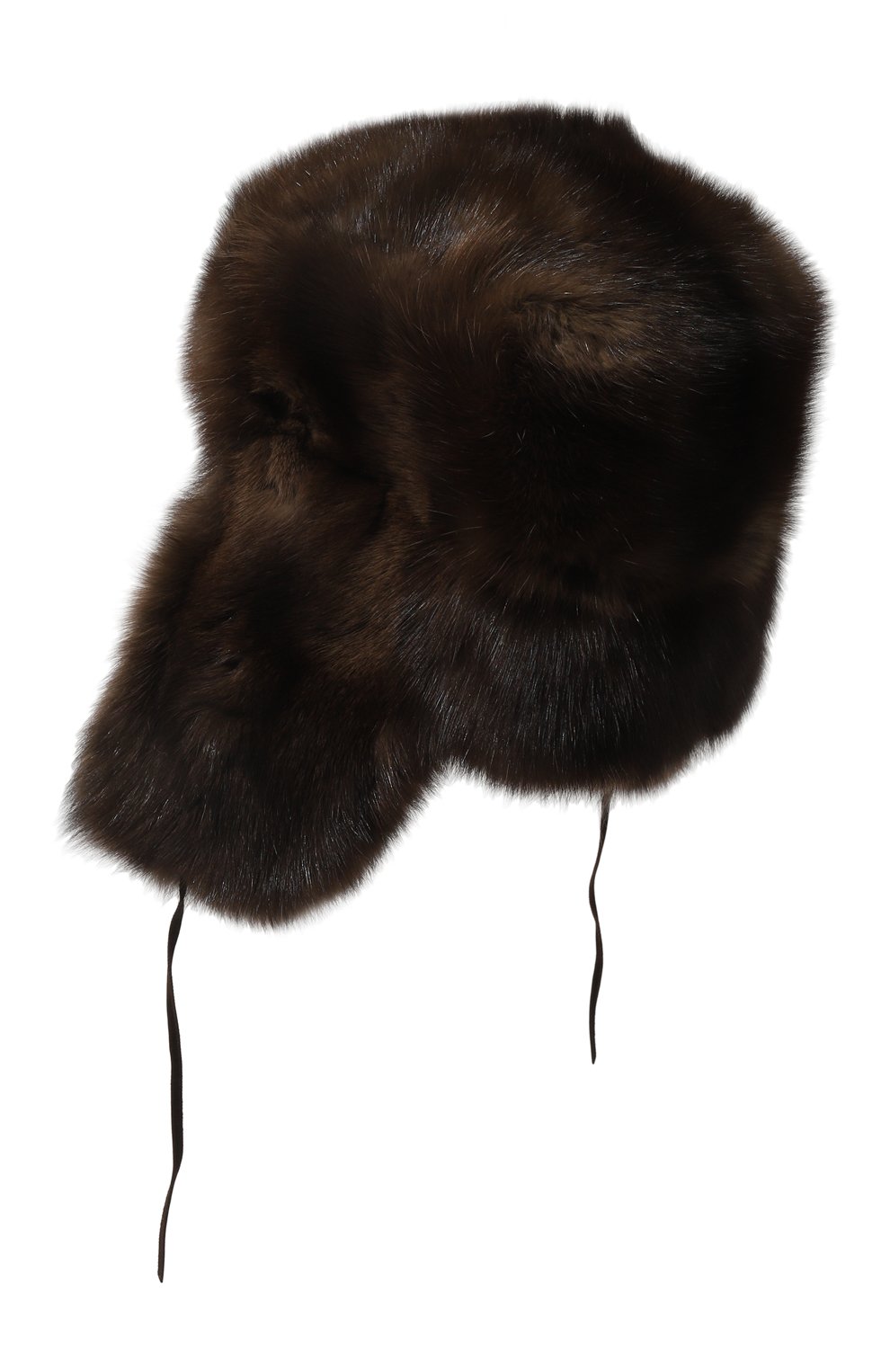Шапка-ушанка из меха соболя FURLAND коричневого цвета по цене 790000 руб., арт. 0012201910085100000, фото 2 Шапка-ушанка из меха соболя FURLAND, арт. 0012201910085100000, фото 2
