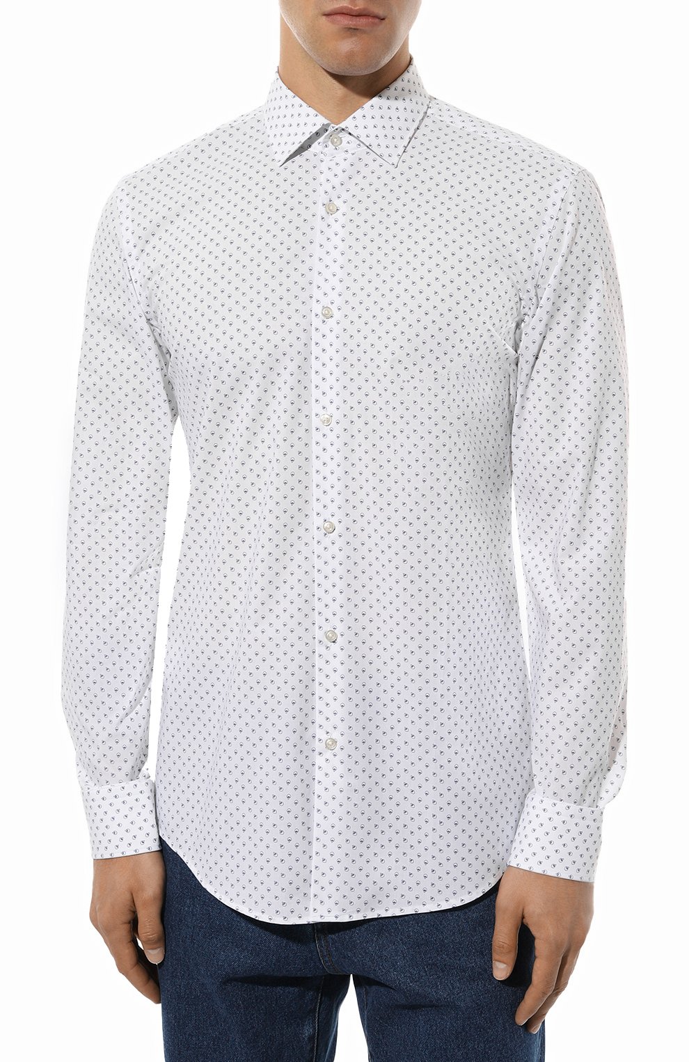 Хлопковая рубашка HUGO, арт. 50495103, фото 3