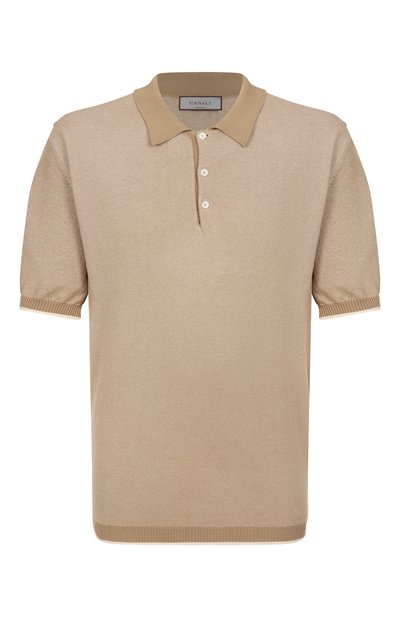 Мужское хлопковое поло CANALI, арт. C0127B/MK02265