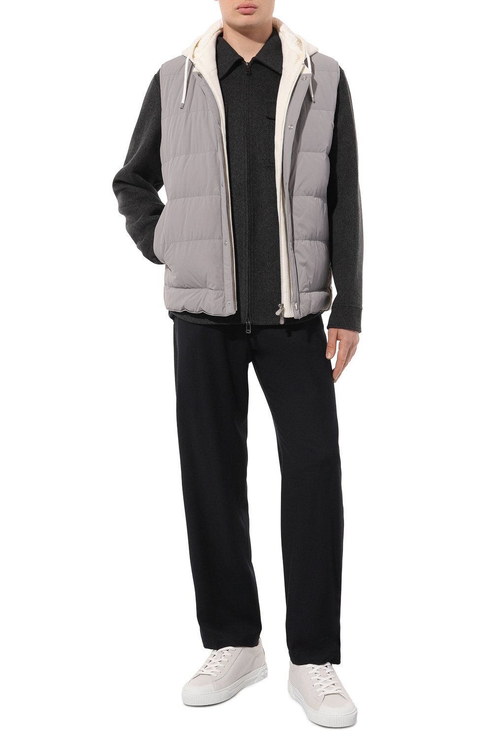 Пуховый жилет BRUNELLO CUCINELLI, арт. MM4037346G, фото 2