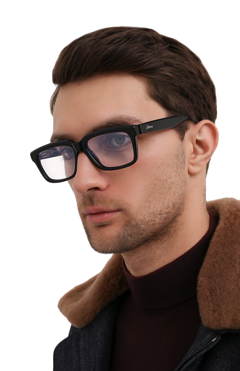 Оправа BRIONI черного цвета по цене 27550 руб., арт. BR0065 001, фото 2 Оправа BRIONI, арт. BR0065 001, фото 2