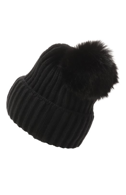 Шапка из шерсти и вискозы Bogner 91786087 Чёрный  91786087 Фото 2