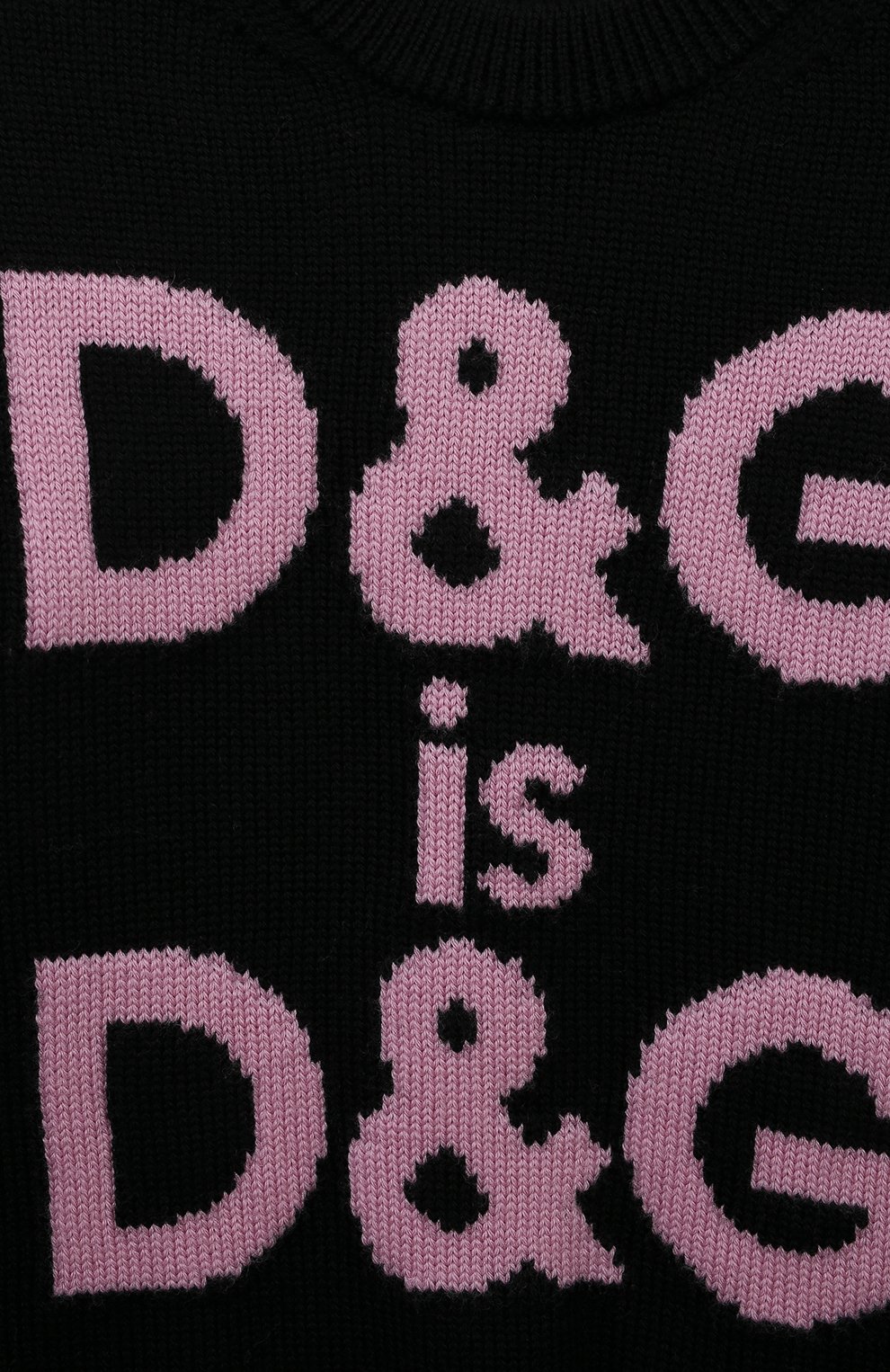 Шерстяной пуловер DOLCE & GABBANA черного цвета по цене 43400 руб., арт. L5KWJ6/JCVQ2/2-6, фото 3 Шерстяной пуловер DOLCE & GABBANA, арт. L5KWJ6/JCVQ2/2-6, фото 3