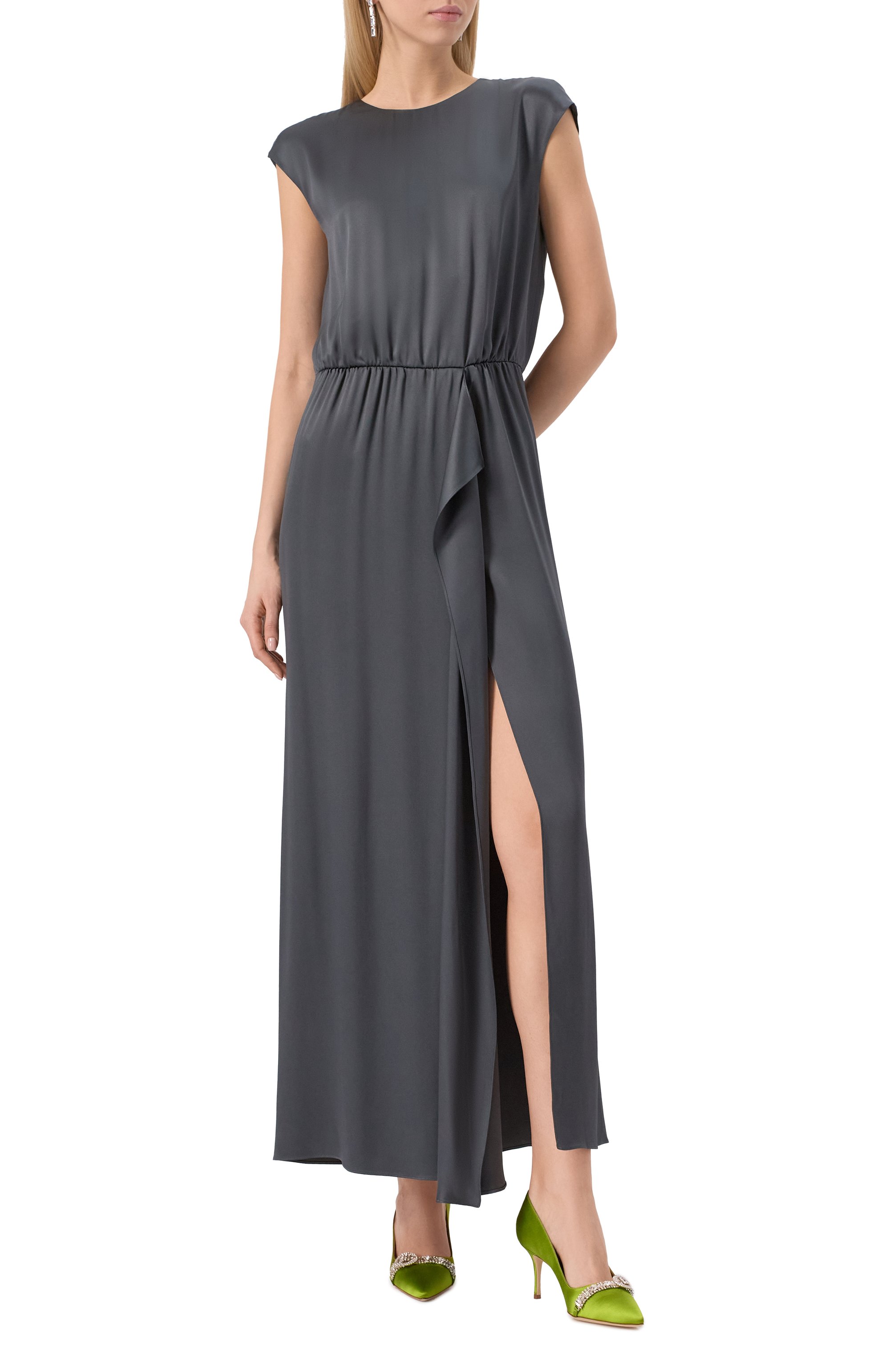 Текстильные туфли MANOLO BLAHNIK, арт. 424-1928/SAT, фото 2