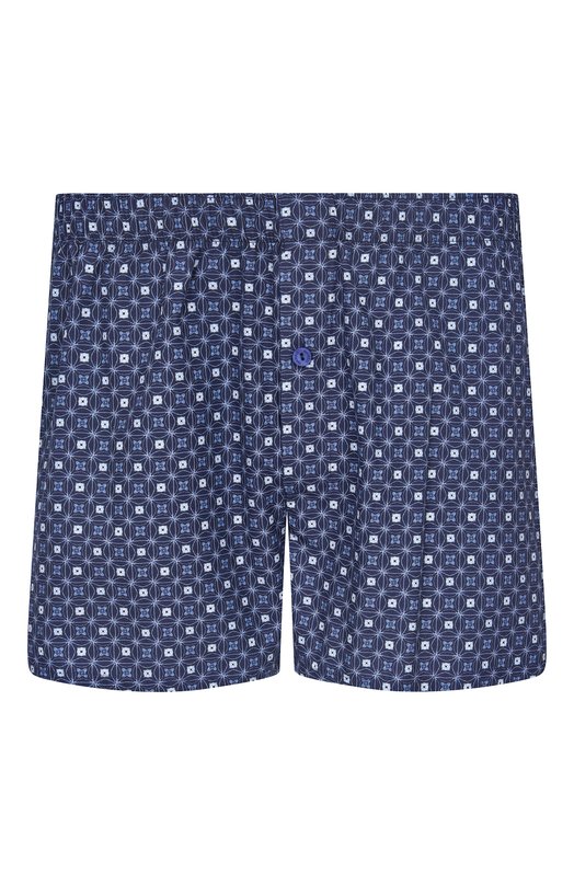 Хлопковые боксеры Hanro 074013 Синий 074013