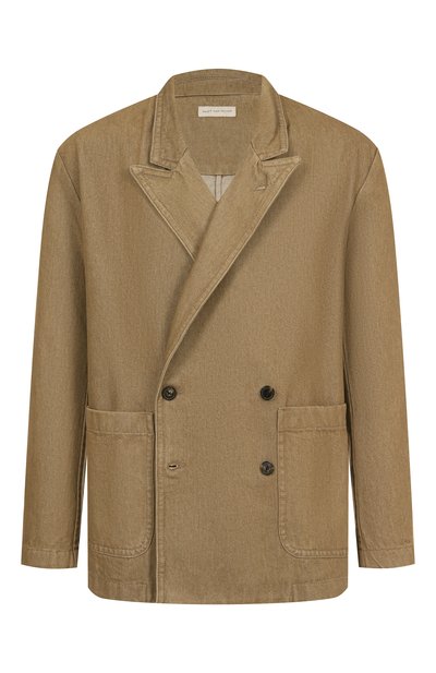 Мужской хлопковый пиджак DRIES VAN NOTEN, арт. 020730-2385-104
