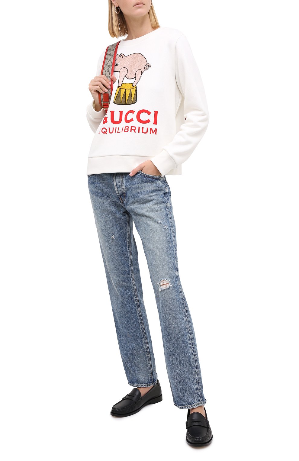 Хлопковый свитшот GUCCI, арт. 623450/XJCRW, фото 2