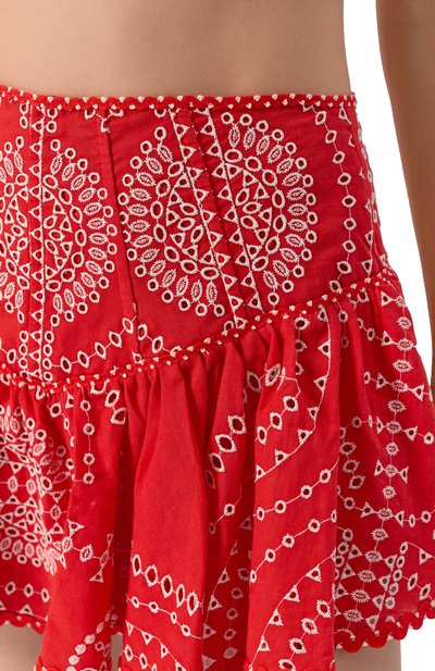 Юбка из хлопка и льна CHARO RUIZ IBIZA, арт. 254400, фото 5