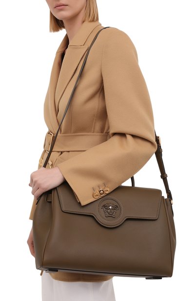 Сумка la medusa large VERSACE хаки цвета по цене 293500 руб., арт. DBFI038/DVIT2T, фото 5 Сумка la medusa large VERSACE, арт. DBFI038/DVIT2T, фото 5