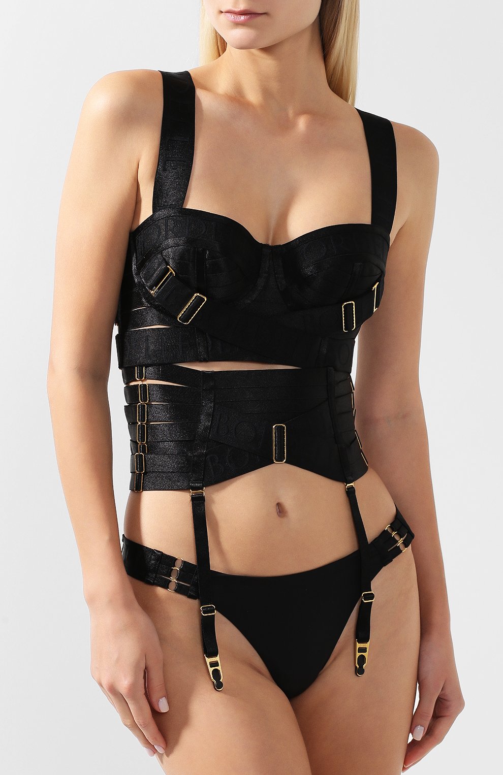 Пояс для чулок с логотипом бренда BORDELLE, арт. ALLEGRA ADJUSTABLE SUSPENDER, фото 2