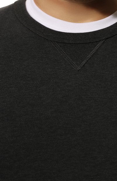 Хлопковый свитшот BRUNELLO CUCINELLI, арт. MTU149073W, фото 5