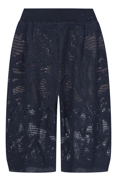 Женские льняные шорты BRUNELLO CUCINELLI, арт. MDT771089