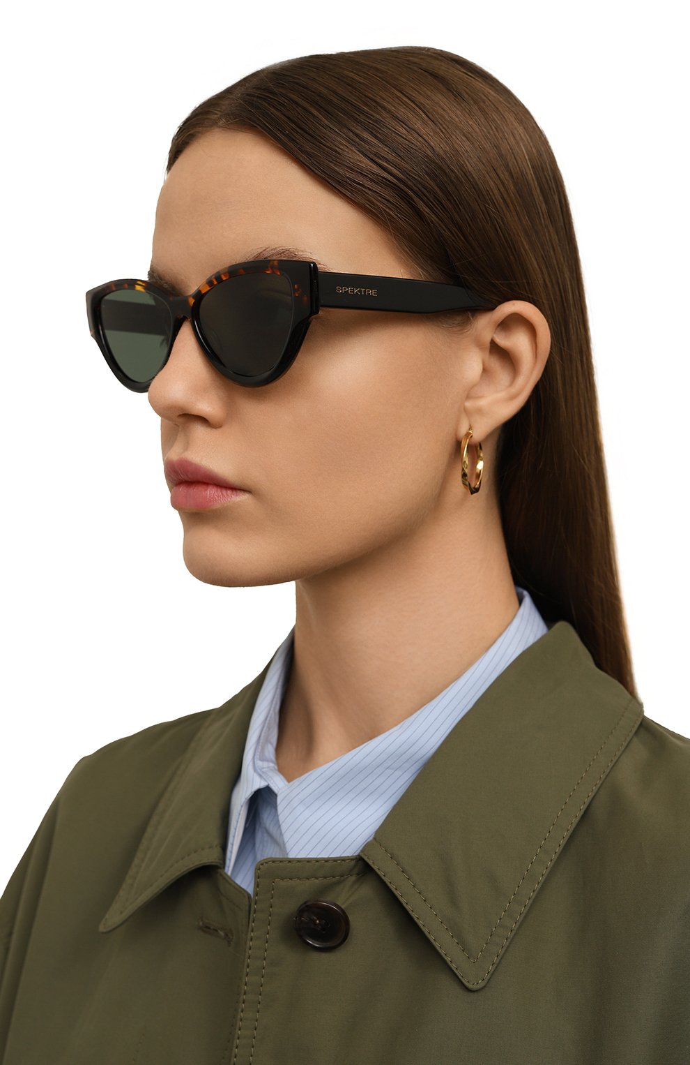 Солнцезащитные очки SPEKTRE, арт. C0LETTE SUN 02AFT BLACK-HAVANA/DEEP GREEN, фото 2