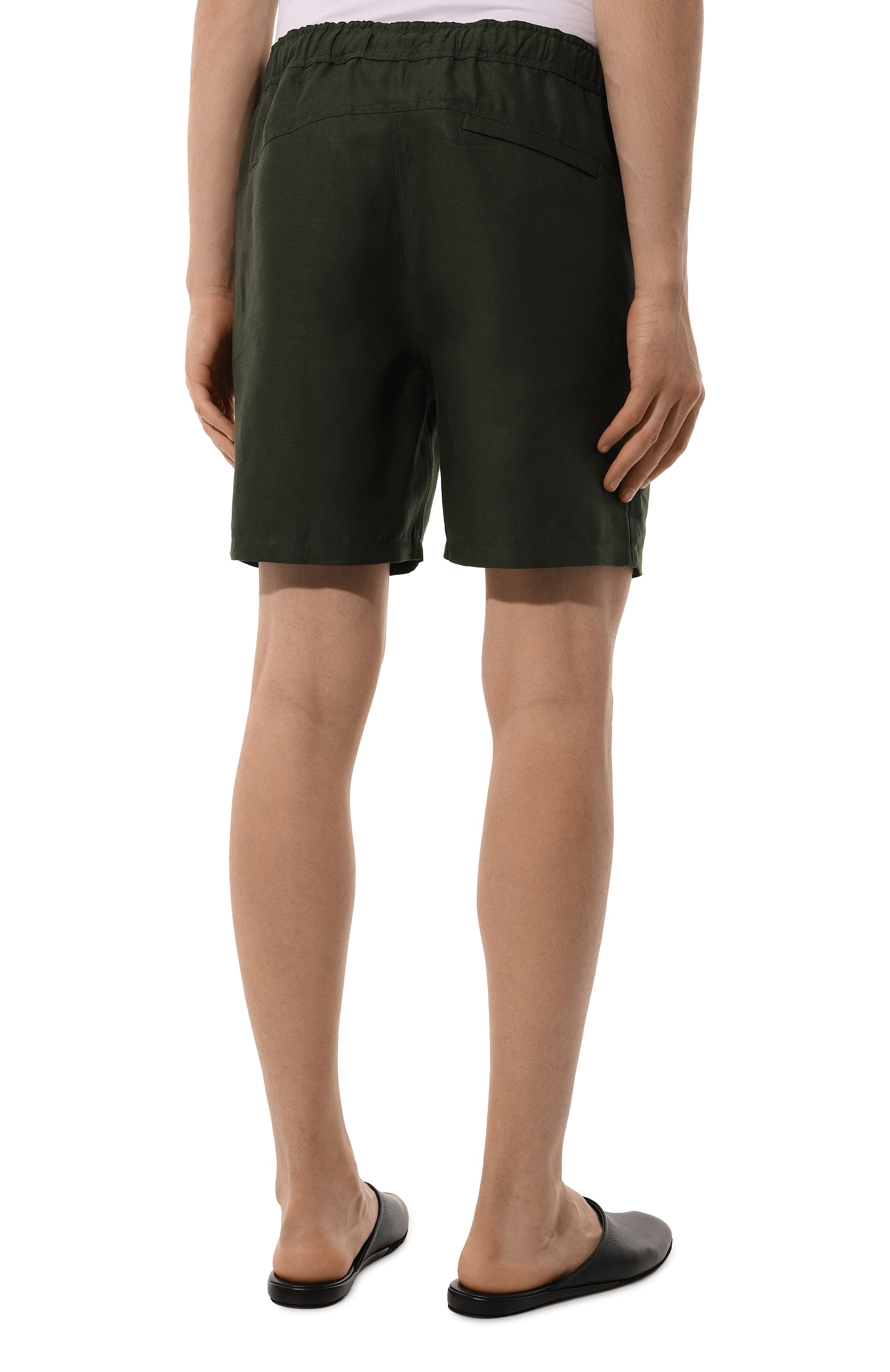 Льняные шорты DEREK ROSE, арт. 9810/SYDN001, фото 4