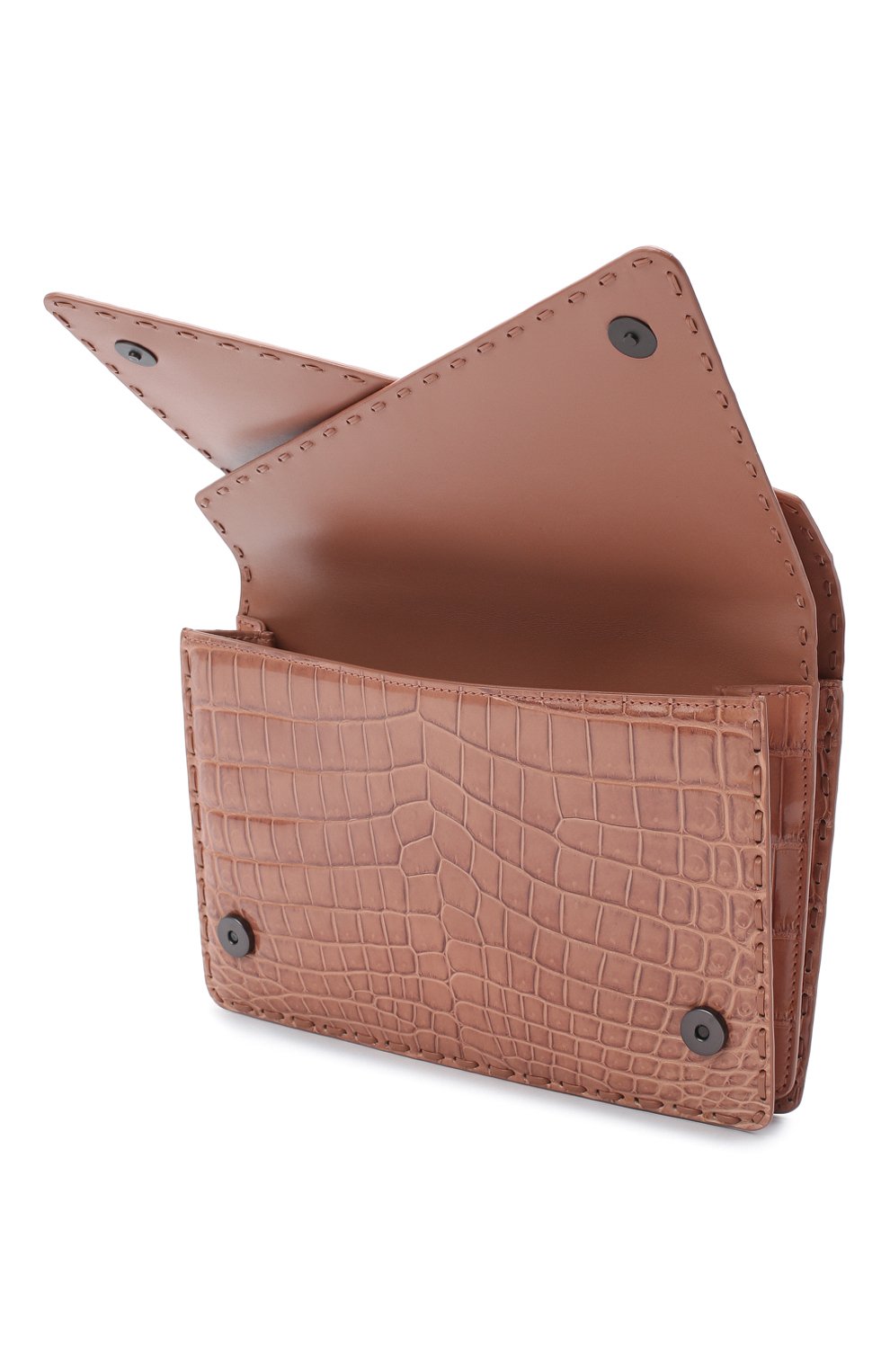 Клатч из кожи крокодила BOTTEGA VENETA, арт. 115776/VI0GJ, фото 4