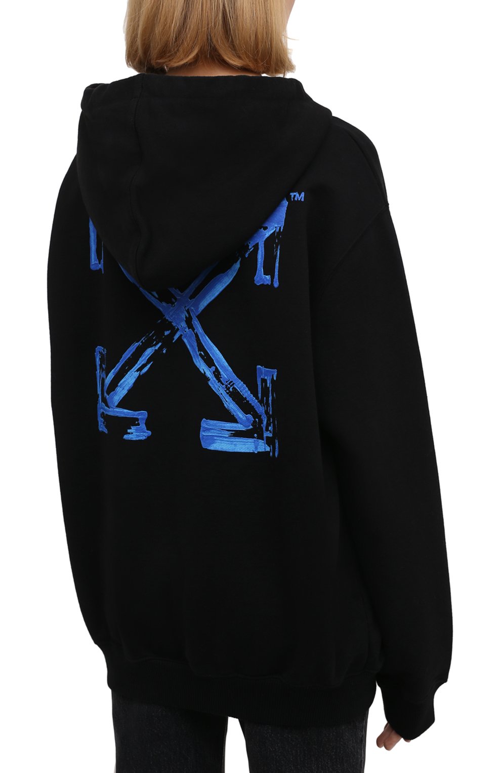 Хлопковое худи OFF-WHITE, арт. 0WBB035F21JER007, фото 4