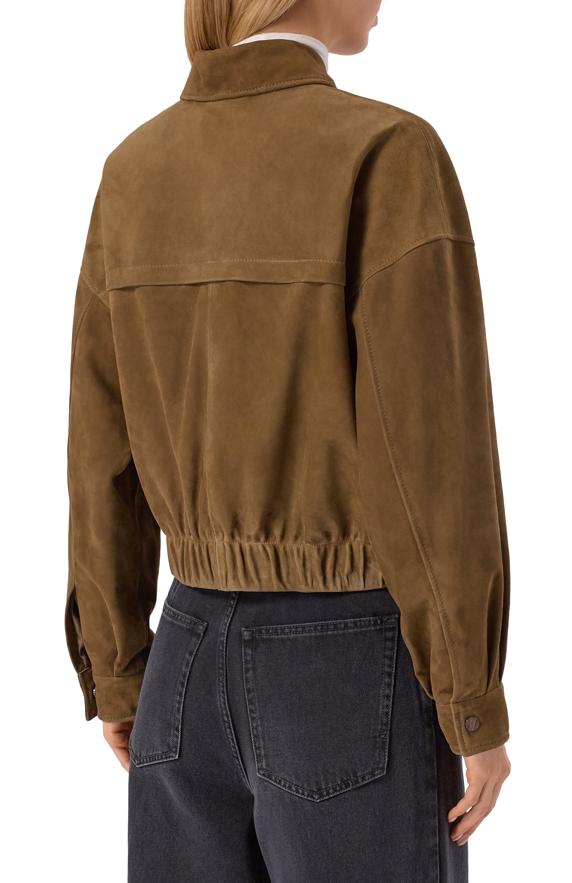 Замшевый бомбер MASLOV, арт. MZK07, фото 4