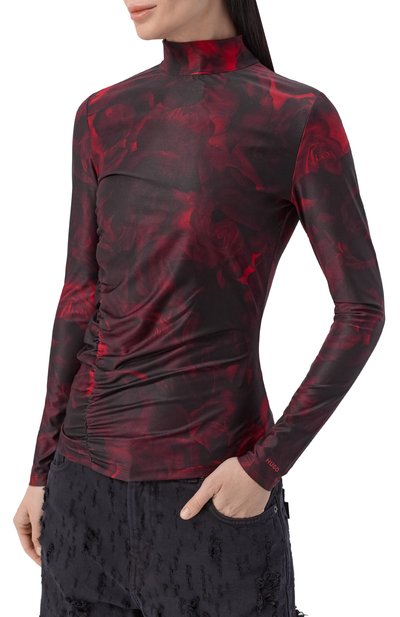 Водолазка HUGO бордового цвета по цене 15500 руб., арт. 50502423, фото 3 Водолазка HUGO, арт. 50502423, фото 3