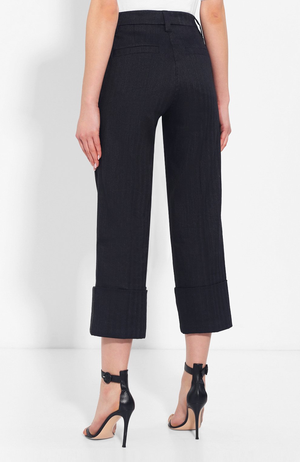 Брюки из смеси хлопка и льна BRUNELLO CUCINELLI, арт. MF578P6968, фото 4