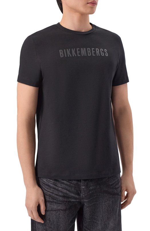 Хлопковая футболка Dirk Bikkembergs BMT1584 Чёрный  BMT1584 Фото 3
