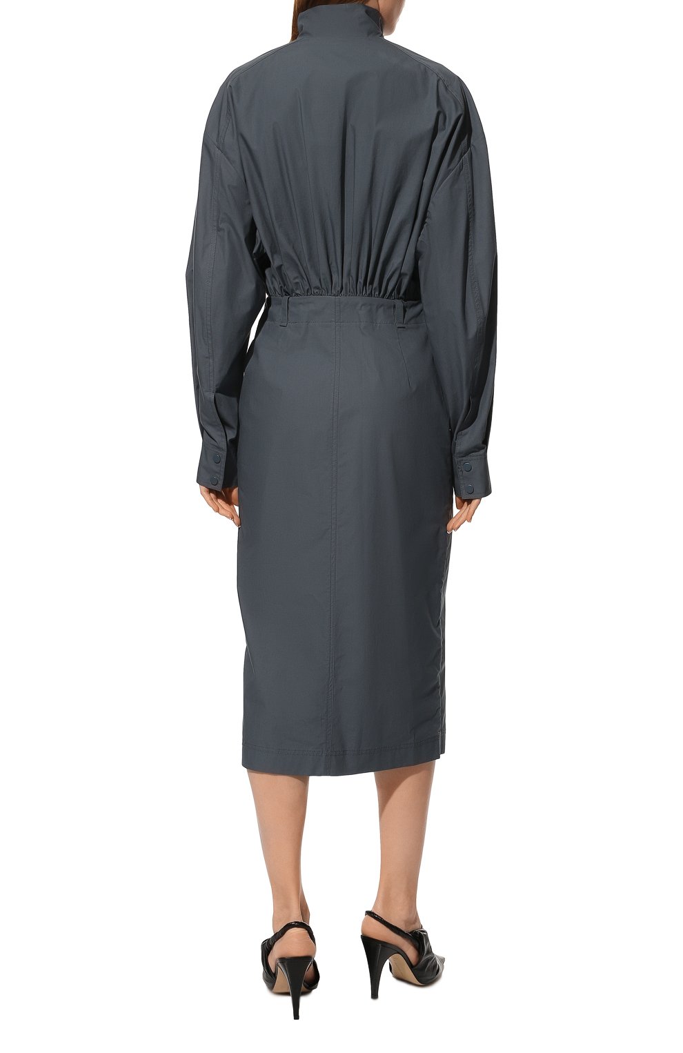 Хлопковое платье LOW CLASSIC, арт. L0W22PF_JS02BL, фото 4