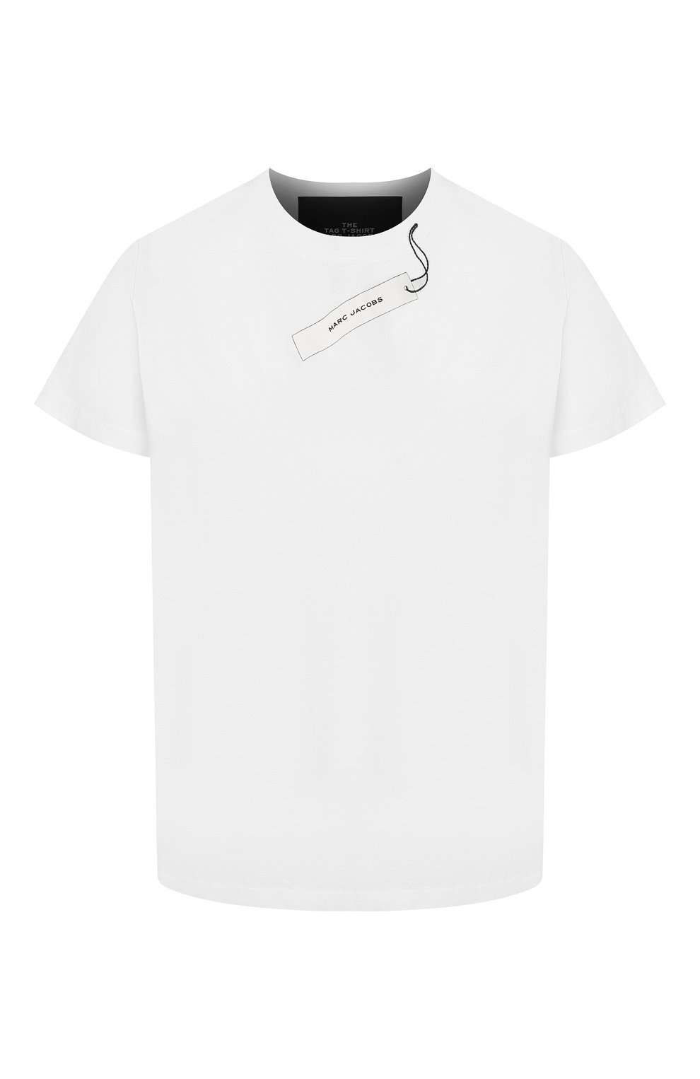 Хлопковая футболка MARC JACOBS (THE) белого цвета по цене 10600 руб., арт. M4007978, фото 1 Хлопковая футболка MARC JACOBS (THE), арт. M4007978, фото 1