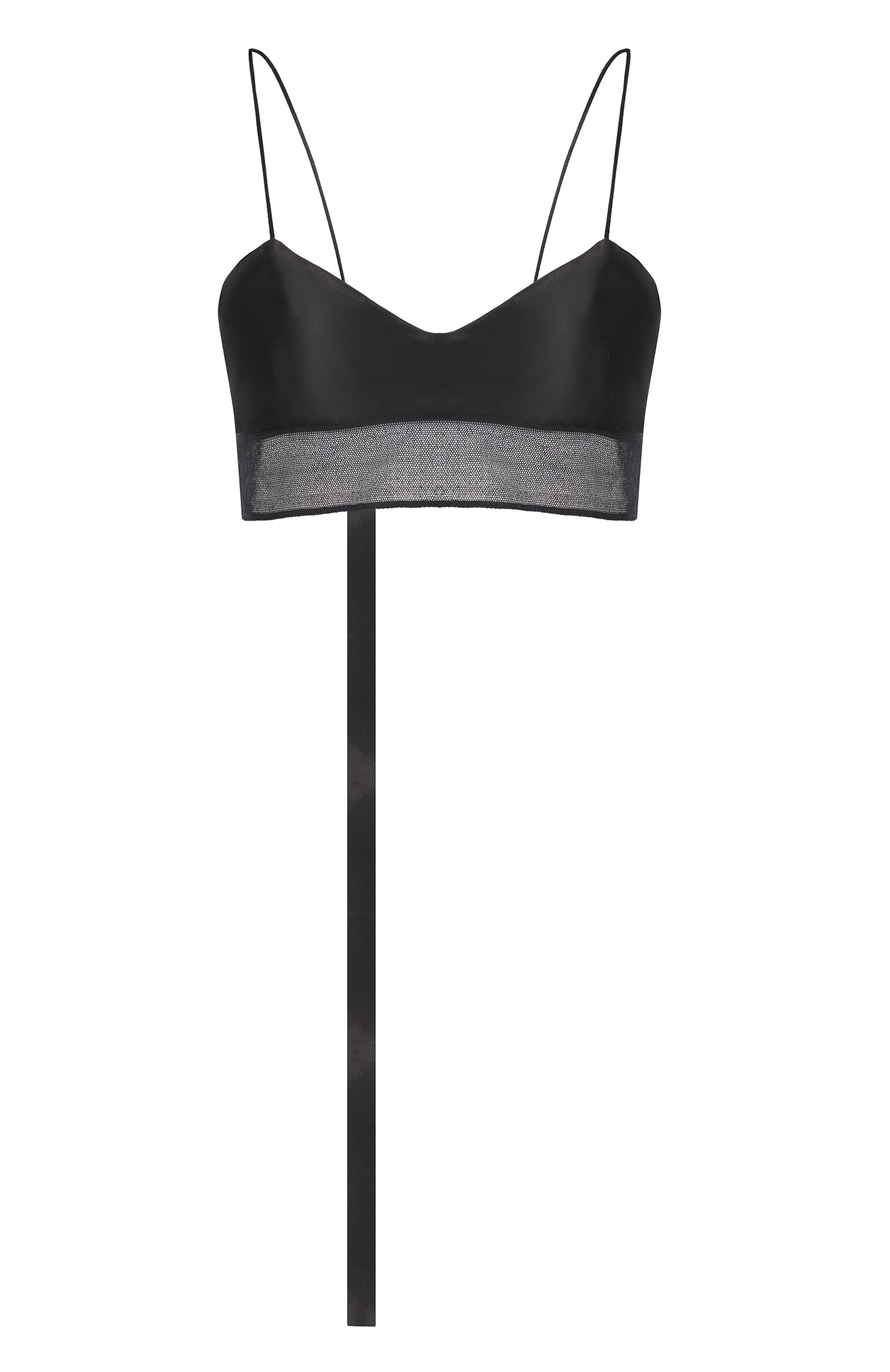 Шелковый топ ANN DEMEULEMEESTER черного цвета по цене 61400 руб., арт. B0012716/FA134, фото 1 Шелковый топ ANN DEMEULEMEESTER, арт. B0012716/FA134, фото 1