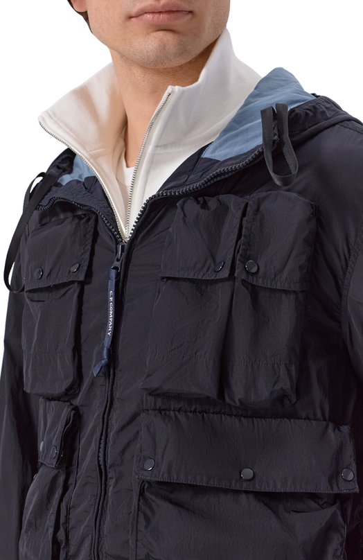 Бомбер C.P. Company 20CM0W005A/005904D Синий  20CM0W005A/005904D Фото 5