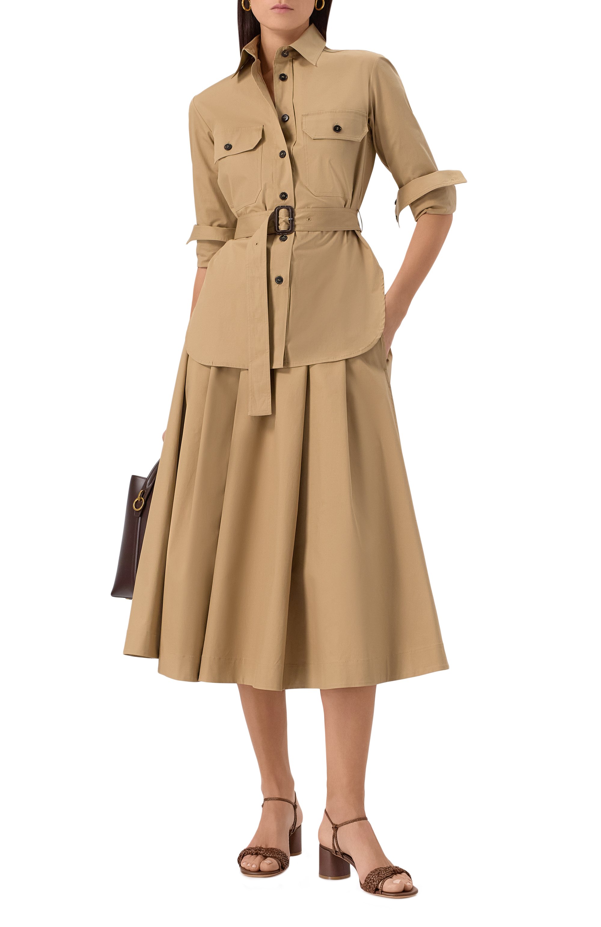 Хлопковая юбка ANTONELLI FIRENZE, арт. N9648/143C, фото 2