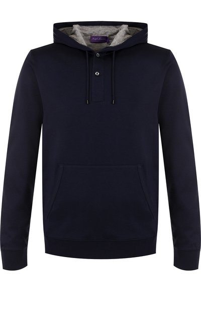 Хлопковое худи с воротником на пуговицах RALPH LAUREN, арт. 790681671, фото 1