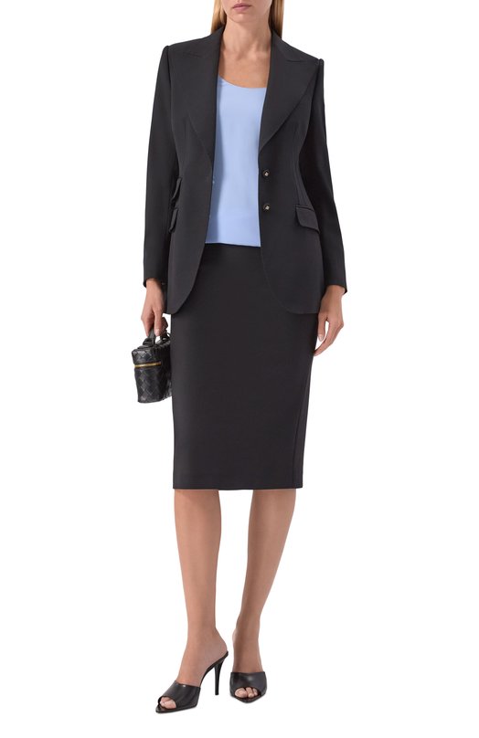 Шерстяная юбка MVST M26.2PW.S008/F100 Чёрный  M26.2PW.S008/F100 Фото 2