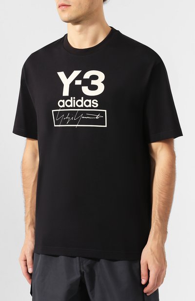 Хлопковая футболка Y-3, арт. FJ0409/M, фото 3