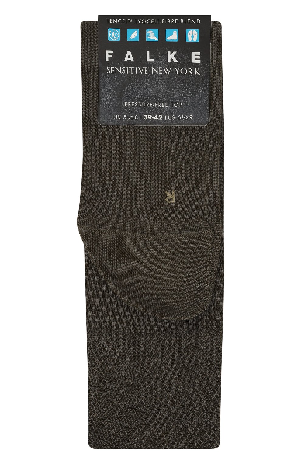 Носки FALKE темно-зеленого цвета по цене 2800 руб., арт. 13043, фото 1 Носки FALKE, арт. 13043, фото 1