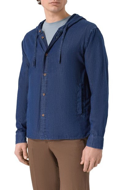 Хлопковая рубашка PAUL&SHARK, арт. 26413320_001, фото 3