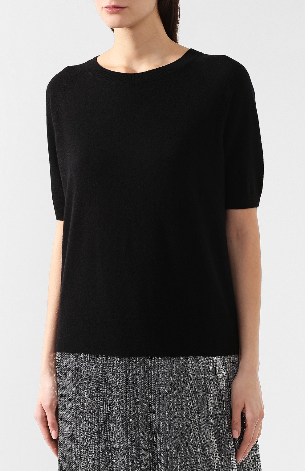 Кашемировый топ DRIES VAN NOTEN черного цвета по цене 44650 руб., арт. 191-11228-7711, фото 3 Кашемировый топ DRIES VAN NOTEN, арт. 191-11228-7711, фото 3