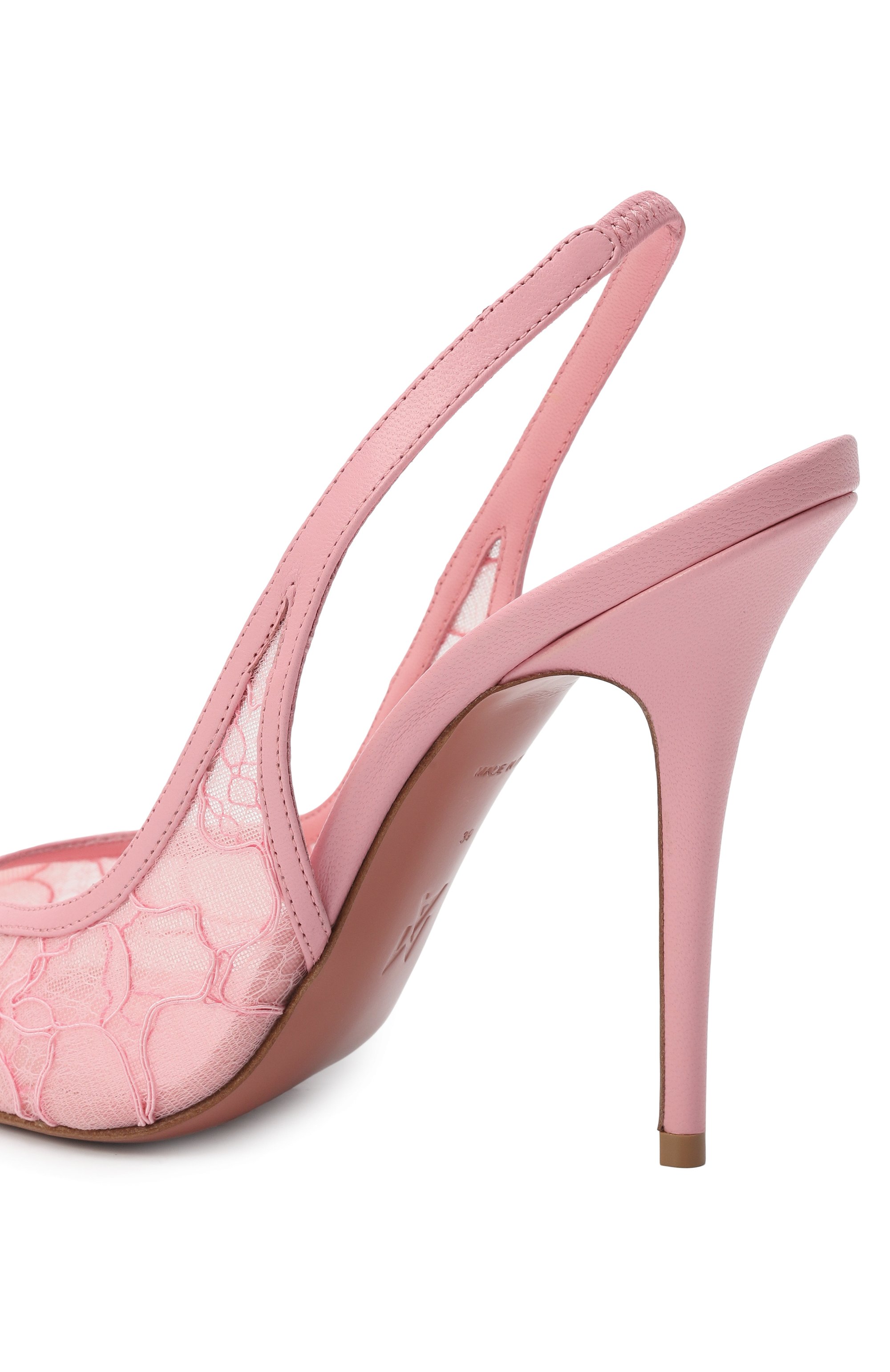 Текстильные туфли anok lace sling 105 AMINA MUADDI, арт. AN0K LACE SLING 105/LACE, фото 7