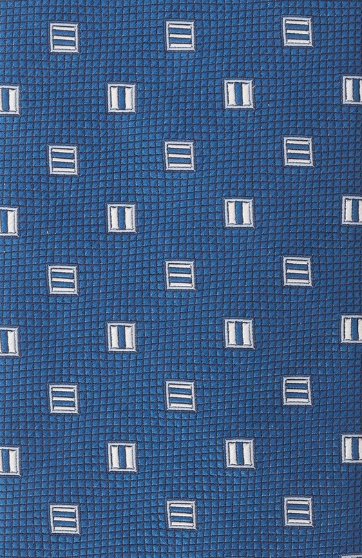 Шелковый галстук Brioni 061D00/PD479 Синий  061D00/PD479 Фото 4