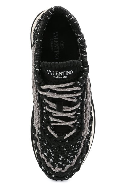Текстильные кроссовки crochet VALENTINO, арт. VY0S0E41/ZXB, фото 5