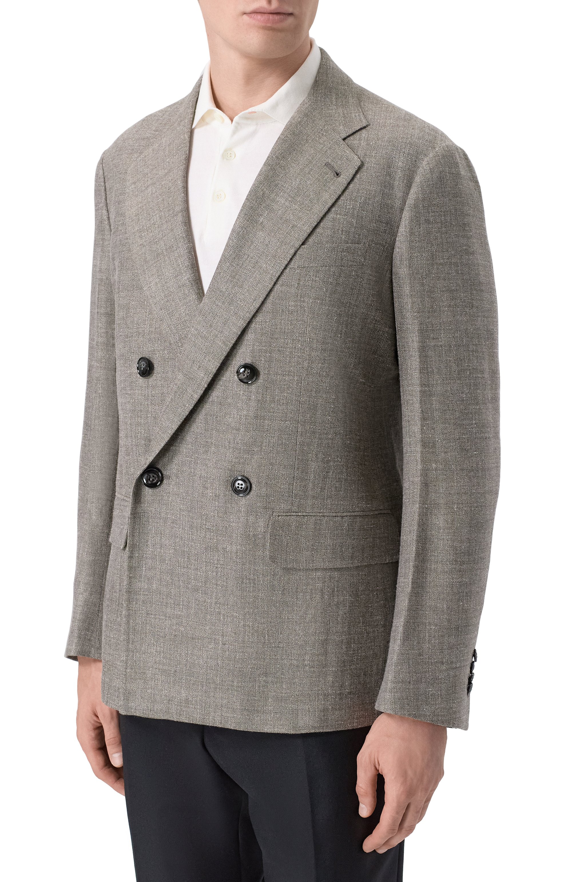 Пиджак из шелка и льна GIORGIO ARMANI, арт. GM003526/TE20785, фото 3