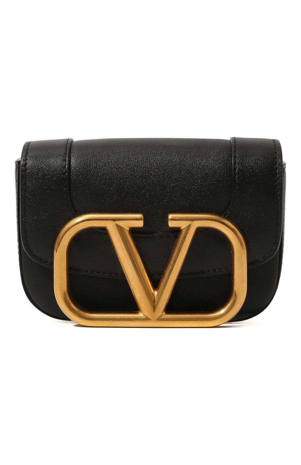 Поясная сумка supervee VALENTINO черного цвета по цене 87350 руб., арт. UW2T0U41/ZXL, фото 1 Поясная сумка supervee VALENTINO, арт. UW2T0U41/ZXL, фото 1