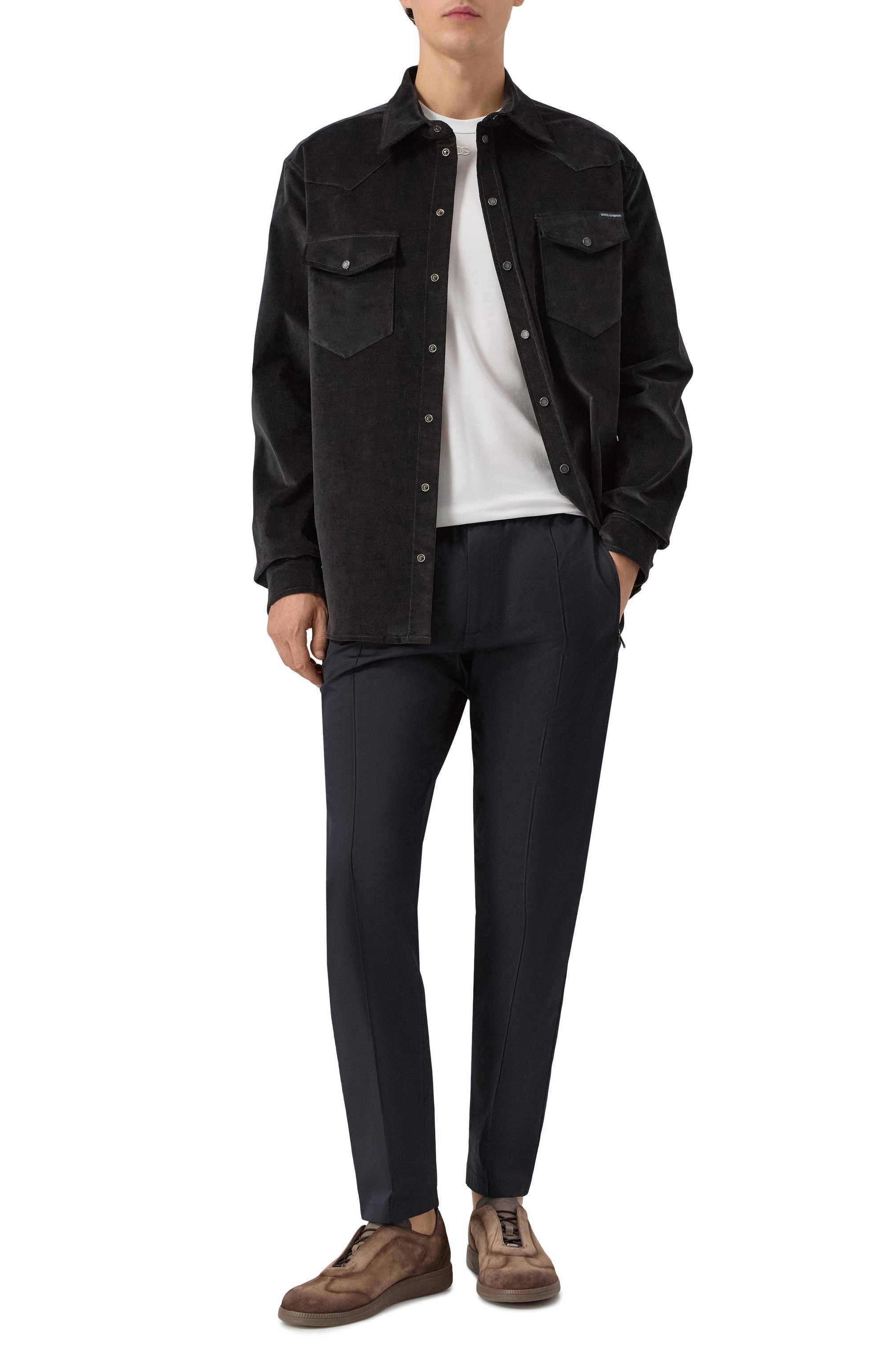 Замшевые кеды dbs-olympic SANTONI, арт. MBPG22109CPATEDS, фото 2