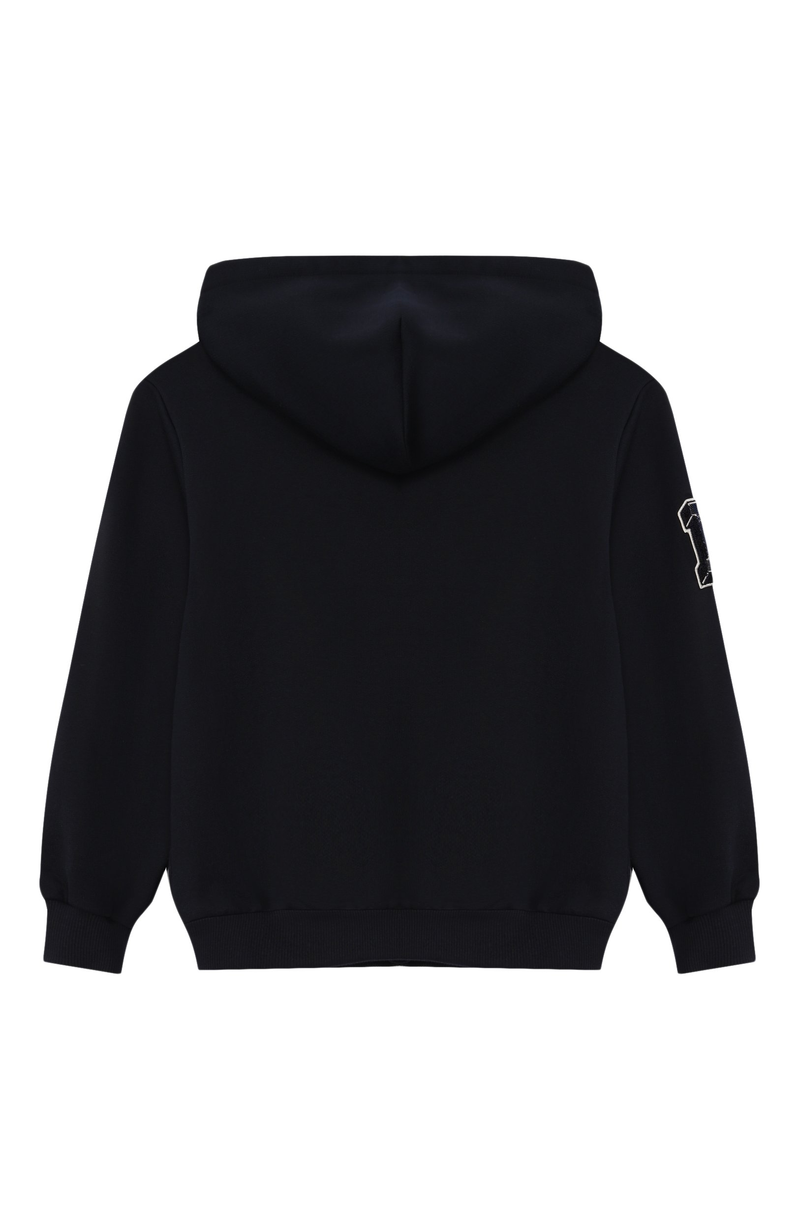 Хлопковая толстовка DOLCE & GABBANA темно-синего цвета по цене 59900 руб., арт. L4JWNX/G7P8E, фото 2 Хлопковая толстовка DOLCE & GABBANA, арт. L4JWNX/G7P8E, фото 2