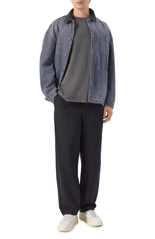 Хлопковая футболка Premiata PA1050F0 Серый  PA1050F0 Фото 2