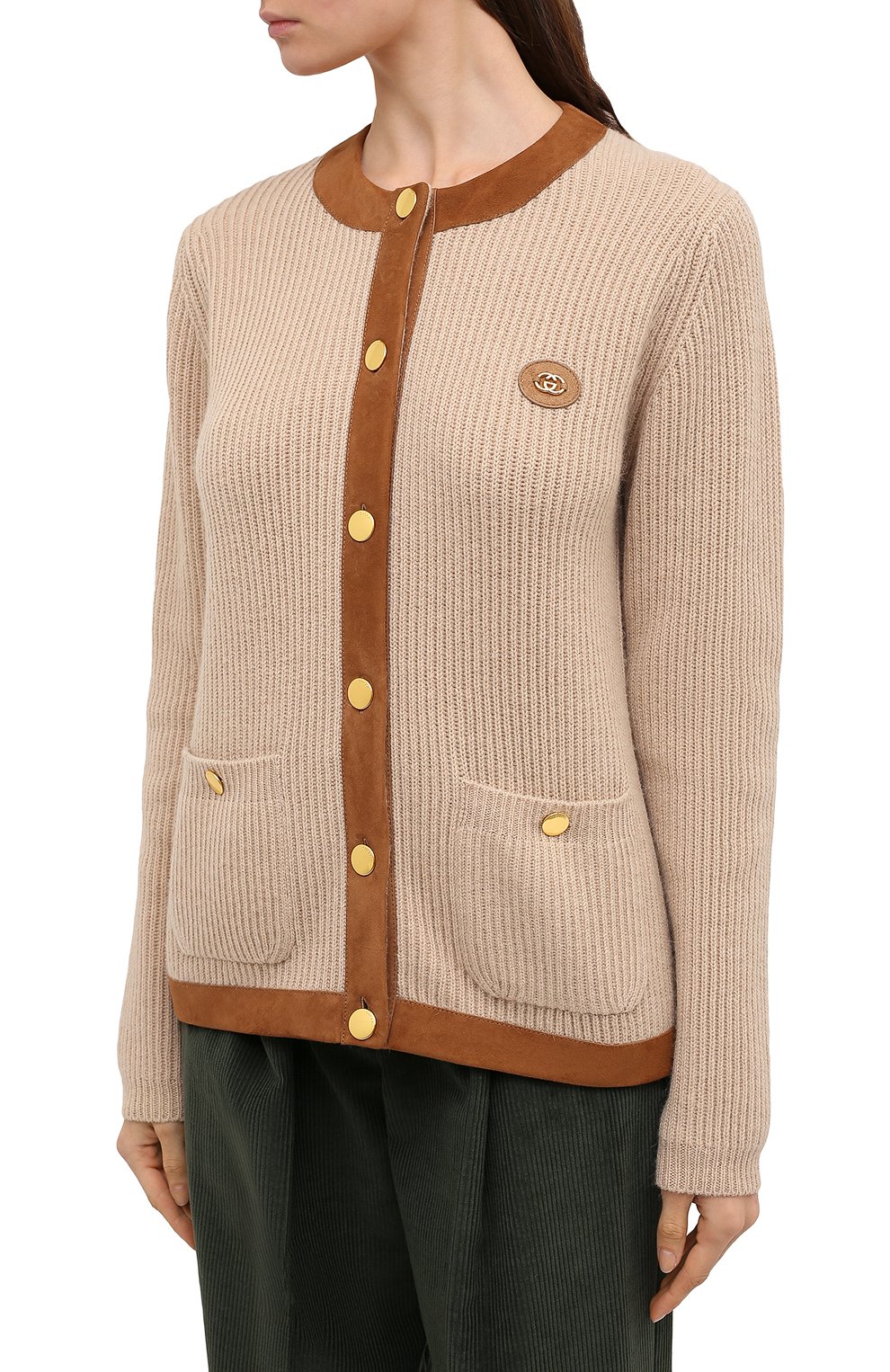Шерстяной кардиган GUCCI, арт. 628935/XKBFL, фото 3