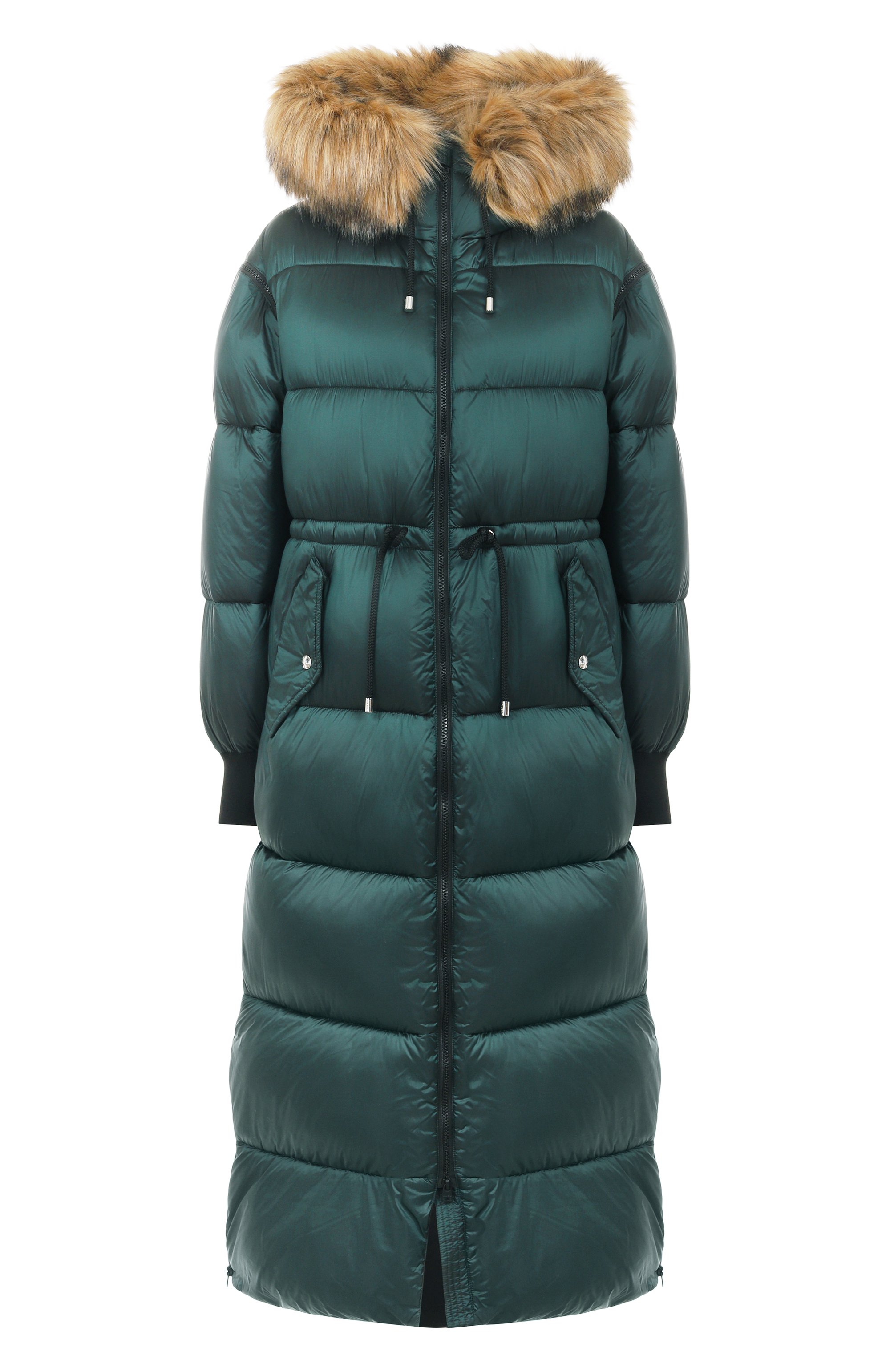 Пуховик HUGO темно-зеленого цвета по цене 59950 руб., арт. 50547222, фото 1 Пуховик HUGO, арт. 50547222, фото 1