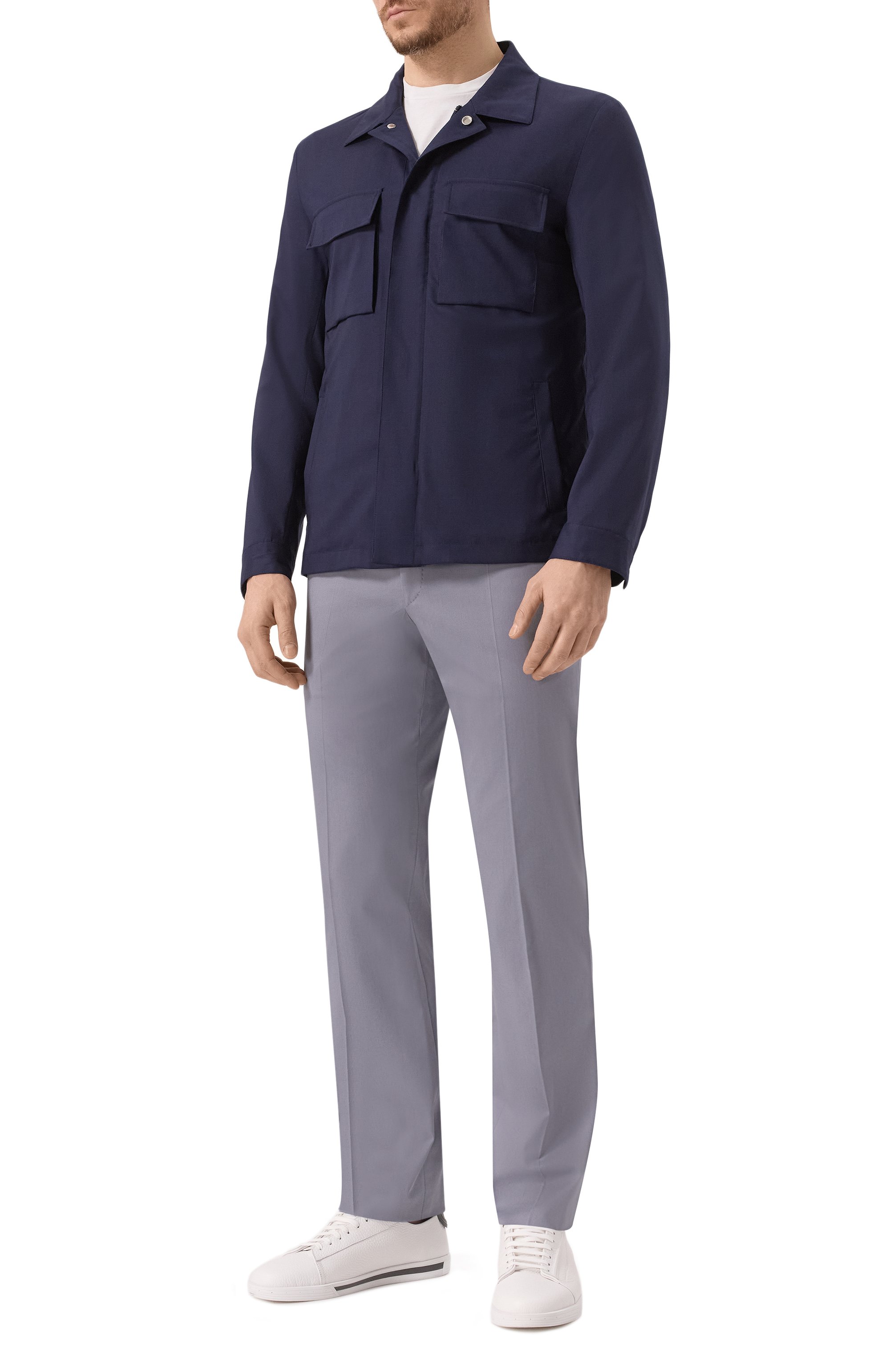 Хлопковые брюки CORNELIANI, арт. 254B01-2514517, фото 2