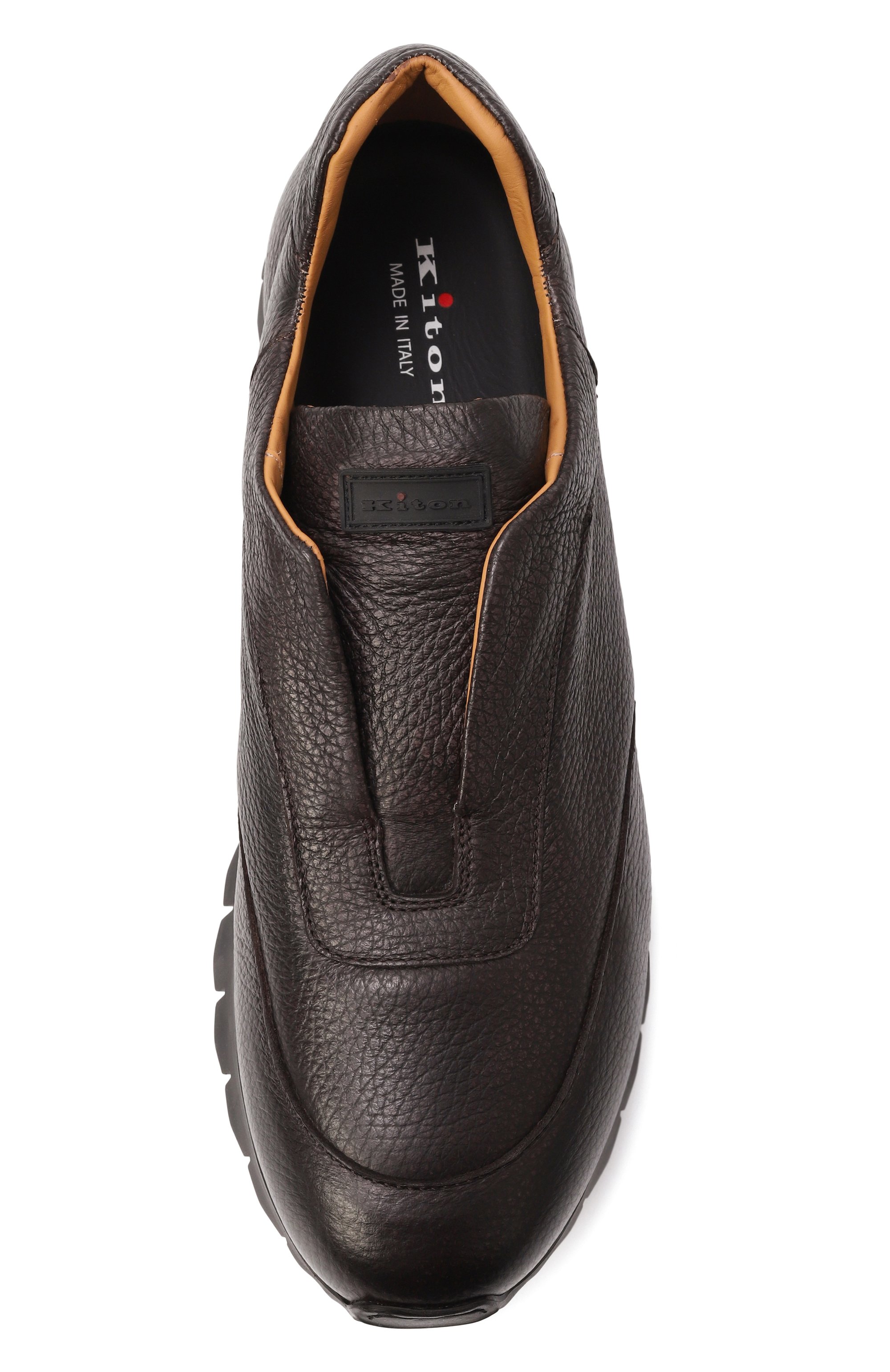 Кожаные кроссовки KITON, арт. USSA107N0012601, фото 6