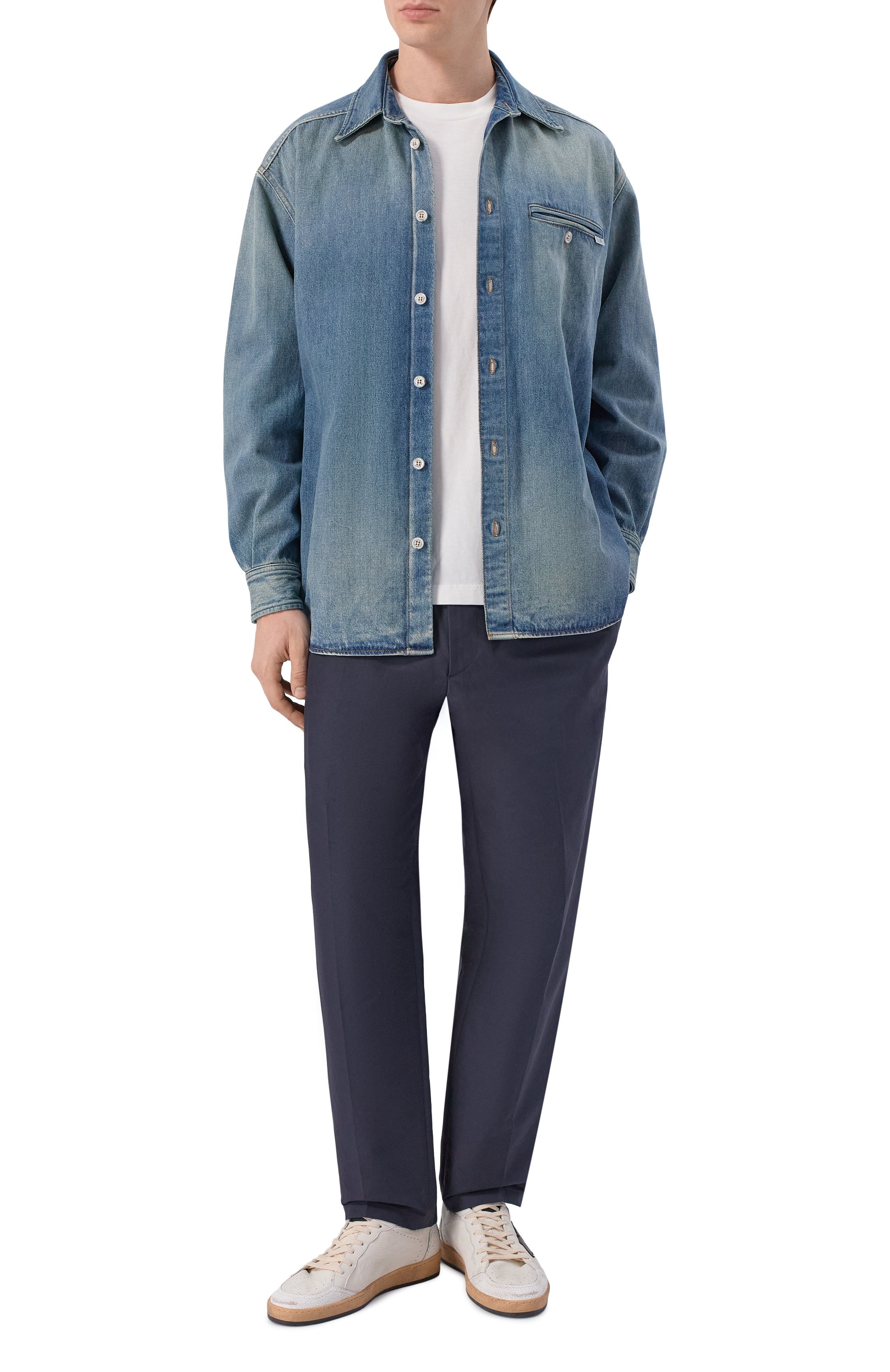 Хлопковые брюки JIL SANDER, арт. J23KA0005/J45225, фото 2