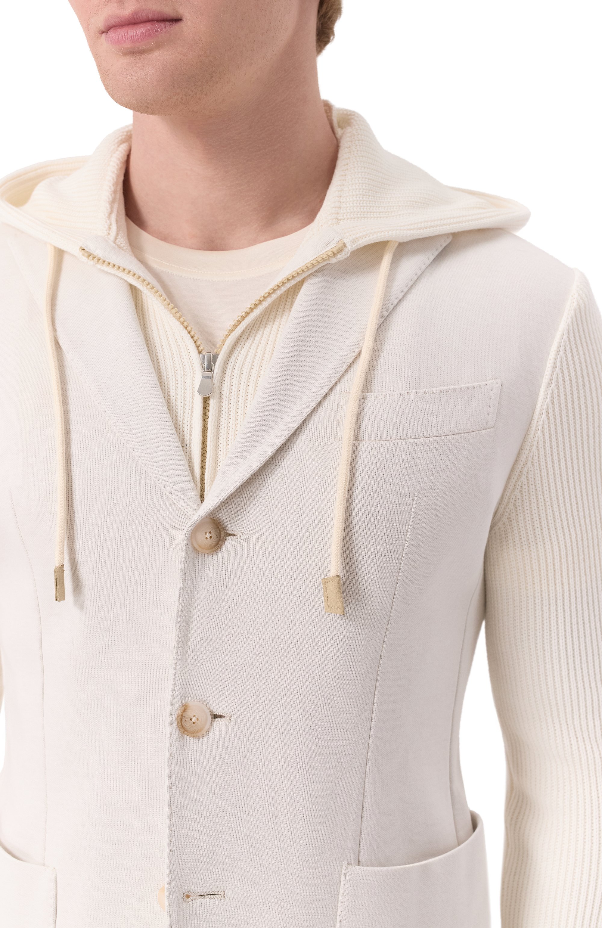 Хлопковый пиджак GRAN SASSO, арт. 23133/76012, фото 7