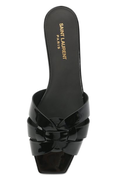 Кожаные шлепанцы tribute SAINT LAURENT, арт. 571952/B8I00, фото 5